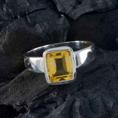 Scarlett Boho Yellow Solitaire Ring