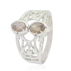 Agnes Brown Filigree Toi Et Moi Ring with Gemstones