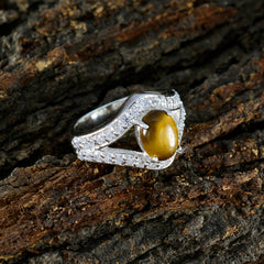 Nayara Brown Halo Ring for Women with Gemstones