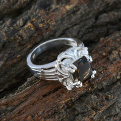 Chloe Brown Halo Ring for Women with Gemstone Elegance