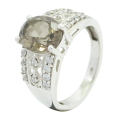 Marie Brown Halo Ring for Women with Sparkling Gemstones