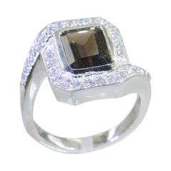 Ayesha Brown Halo Ring for Women with Sparkling Stones