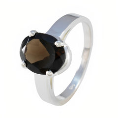 Maria Traditional Brown Solitaire Ring