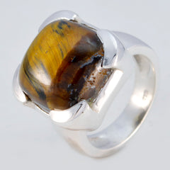 Teresa Brown Solitaire Ring with Tiger Eye Gemstone