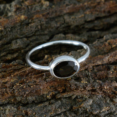 Yuki Brown Solitaire Ring Online in Sterling Silver