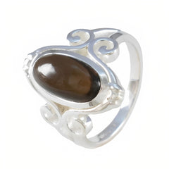 Kristine Glamorous Brown Solitaire Ring
