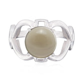 Sophia Sophisticated Brown Solitaire Ring smoky quartz Brown