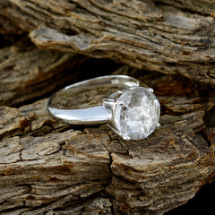 Bruna Sophisticated White Solitaire Ring