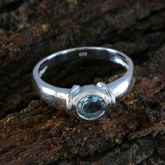 Camila Fairytale Blue Solitaire Ring