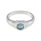 Camila Fairytale Blue Solitaire Ring Blue Topaz Blue