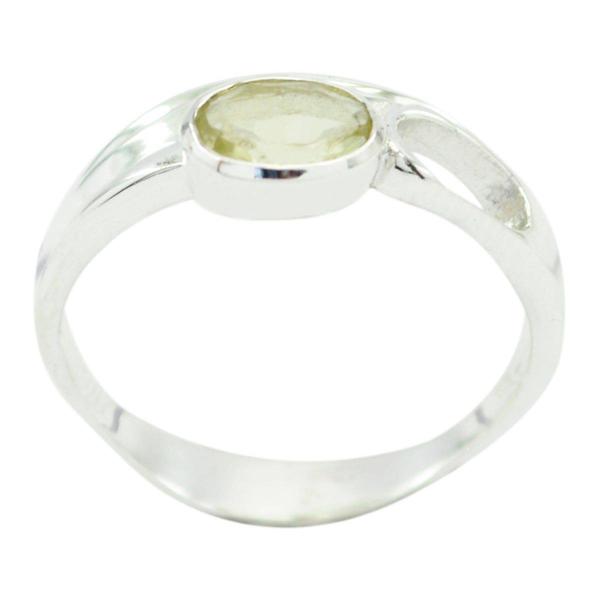 Camila Solitaire Yellow Ring for Everyday Glamour Lemon Quartz Yellow