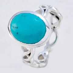 Carla Abstract Turquoise Solitaire Ring