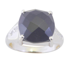 Addison Contemporary Black Halo Ring Black Onyx Black