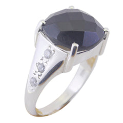 Addison Contemporary Black Halo Ring