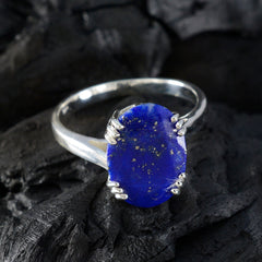Lakshmi Contemporary Blue Solitaire Ring