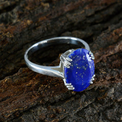 Lakshmi Contemporary Blue Solitaire Ring