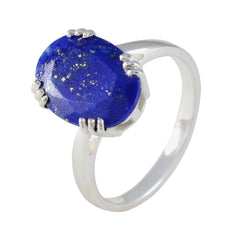 Lakshmi Contemporary Blue Solitaire Ring