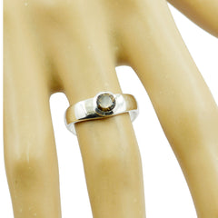 Hina Contemporary Brown Solitaire Ring
