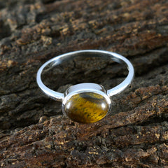 Hye-jin Contemporary Brown Solitaire Ring