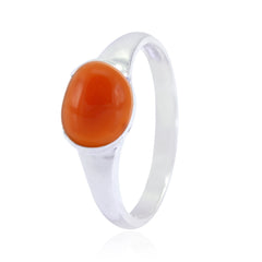 Min-seo Contemporary Red Solitaire Ring