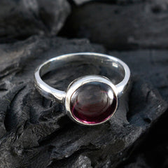 Aisha Contemporary Red Solitaire Ring