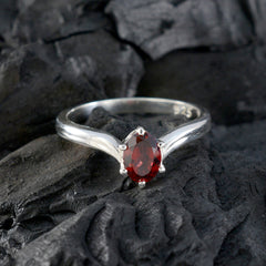 Wen Contemporary Red Solitaire Ring