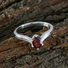 Wen Contemporary Red Solitaire Ring
