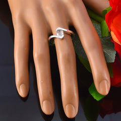 Natcha Contemporary White Solitaire Ring