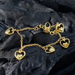 Riley Heart Charm Bracelet: Daughter's Day Jewelry Gift