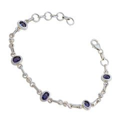 Aurora Delicate Blue Links Bracelet for Effortless Style