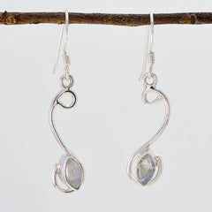 Maria Delicate Dangle Earrings in Silver for Everyday Wear