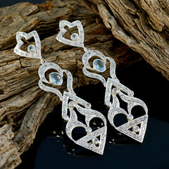 Isadora Elegant Blue Dangle Earrings for Chic Style