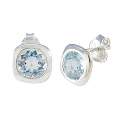 Kristine Elegant Blue Stud Earrings for Everyday Wear