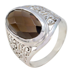 Elena Filigree Brown Ring - Elegant Fashion Jewelry