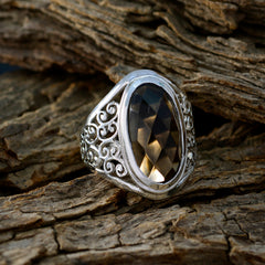 Elena Filigree Brown Ring - Elegant Fashion Jewelry
