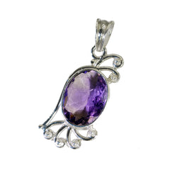 Lucia Engagement Tiny Pendant Riyo with Amethyst Stone