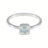 Isabelle Fairytale Blue Solitaire Ring Blue Topaz Blue