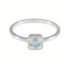 Isabelle Fairytale Blue Solitaire Ring Blue Topaz Blue