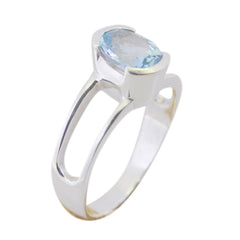 Li Lee Fairytale Blue Solitaire Ring