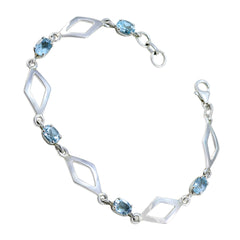 Claire Featherlight Blue Bracelet with Silver Accents