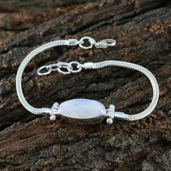 Victoria Featherlight White Chain Bracelet - Elegant Design