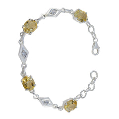 Freya Featherlight Yellow Links Bracelet for Everyday Style