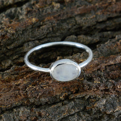 Josephine Feminine White Solitaire Ring