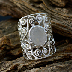 Isadora Filigree White Solitaire Ring