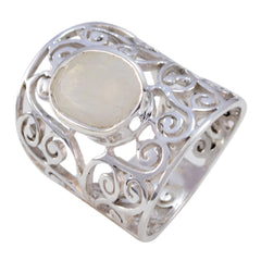 Isadora Filigree White Solitaire Ring
