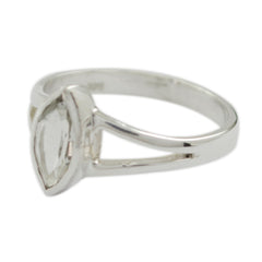 Li Lee Geometric Light Green Solitaire Ring