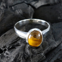 Lucia Glamorous Brown Solitaire Ring