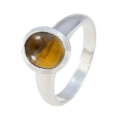 Lucia Glamorous Brown Solitaire Ring