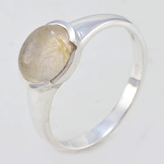 Hua Contemporary Golden Solitaire Ring