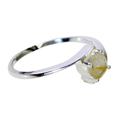 Sakura Feminine Golden Solitaire Ring